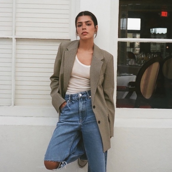 Zara Checkered Blazer - Picture 4 of 7